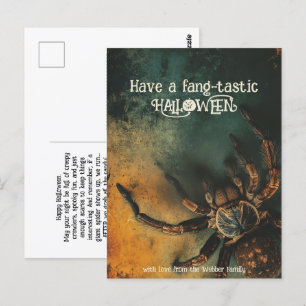 🕷️ för spinn-kylningsspets-HALLOWEN-kort Vykort
