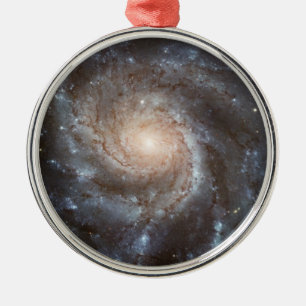 För spiralgalax för Pinwheel M101 NASA Julgransprydnad Metall