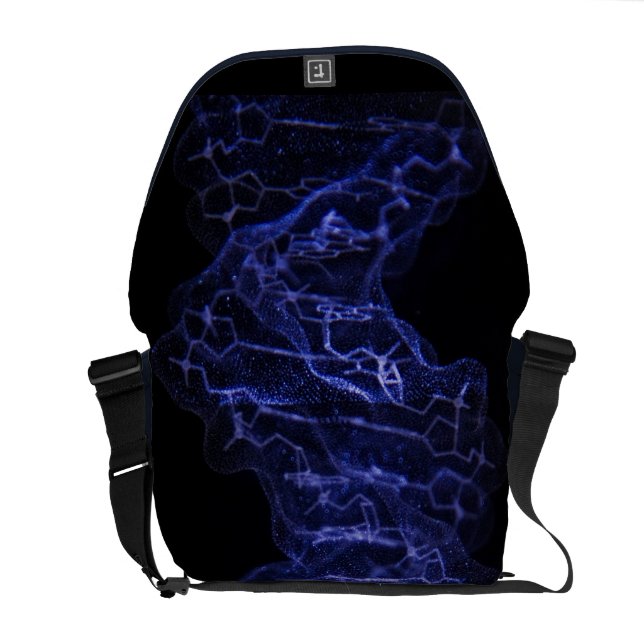 För spiralvetenskap för DNA dubbel messenger bag (Öppen Baksida)