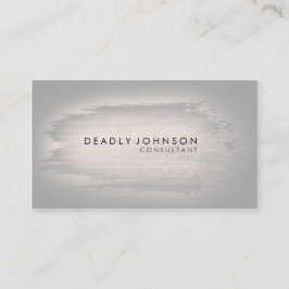 För Splattersvart för vattenfärg eleganta enkla Visitkort
