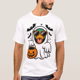 För spöklik för detta – Rolig ankdocka Halloween T Shirt