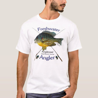 För sportfiskarefiske för klumpfisk sötvattens- t shirt