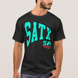 För stadsstandert för SATX POR VIDA Fiesta Tee Shirt