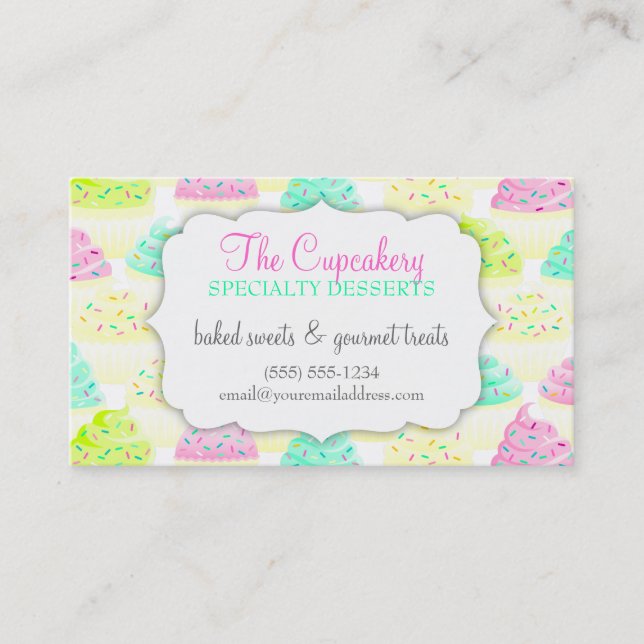 För stänkkupong för muffins N kort för rabatt (Framsida)