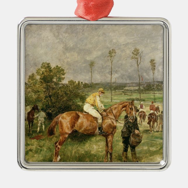 För starten 1890 julgransprydnad metall (Framsidan)