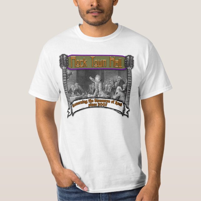För stenstadshus för Ye Olde utslagsplats T Shirt (Framsida)