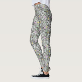 För stenstruktur för geologi pastell pruckit foto leggings