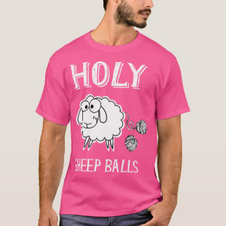 För stickare får roligt får ull t shirt