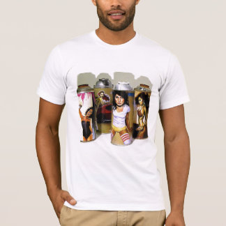 för stilsprej för 70-tal Sassy Cans Tee Shirt