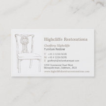 För stolåterställanden för möblemang antik