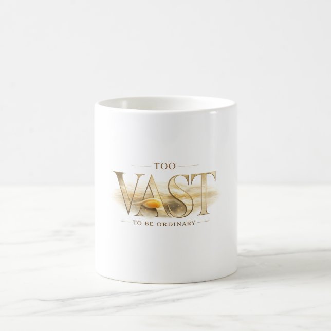 För stor för att vara vanlig Jupiter Celestial Mug Kaffemugg (Center)