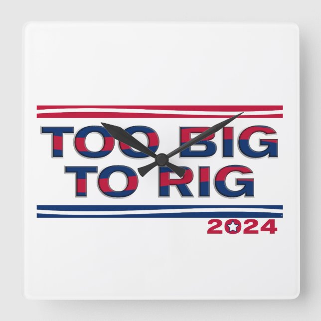 FÖR STOR TILL RIG 2024 FYRKANTIG KLOCKA (Framsida)