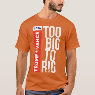 För stor till RIG 2024, stressad 1 T Shirt