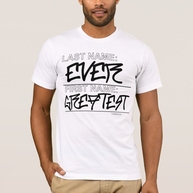 För största skjorta någonsin t-shirt (Framsida)