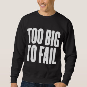För stort att misslyckas skjortan långärmad tröja