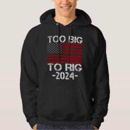 För stort för valet 2024 hoodie