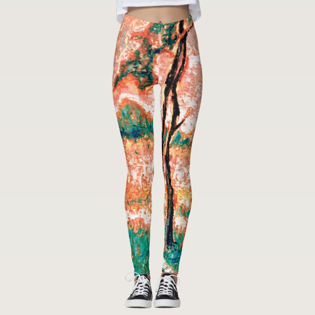 För Summertime kärlek Leggings (Framsida)