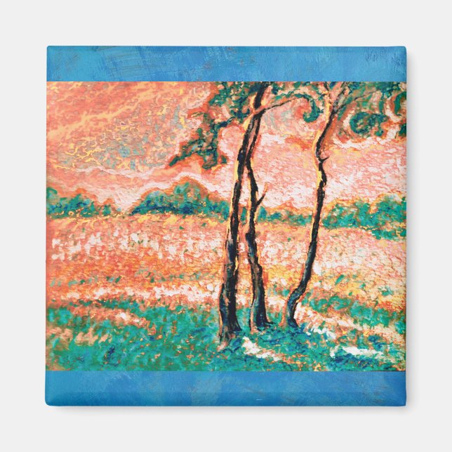 För Summertime kärlek Magnet (Framsidan)