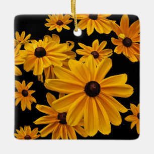 För Susan för Rudbeckia svart synad prydnad Julgransprydnad Keramik