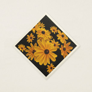 För Susan för Rudbeckia svart synade pappra Pappersservett