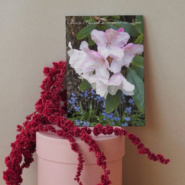 För svärdotter Blommigt Mors dag Kort (In Situ)