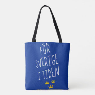 För Sverige i Tiden Matkasse, svenska motto Tygkasse