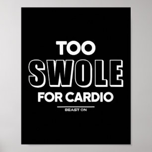 För svullen för konditionsträning Gym Fitness Moti Poster