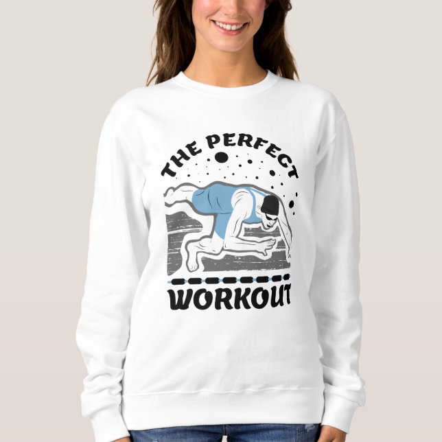 För Swimmer - Simman Perfekt Workout T Shirt (Framsida)
