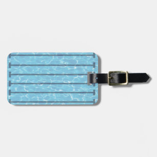 För Swimming and Simma Teach Coacher Swimming Bass Bagagebricka