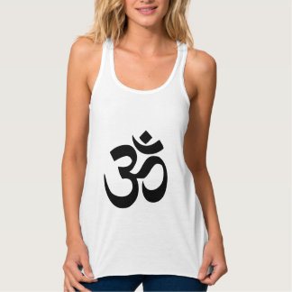 För symbolॐ för Om Namah Shivaya Aum Shanti Aum Om Linne Med Racerback
