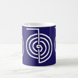 För symbolMALL för CHOKUREI Reiki grundläggande Kaffemugg