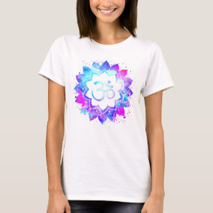 För symbolNew Agerörelsen för *~* AUM OM Mandala T Shirt