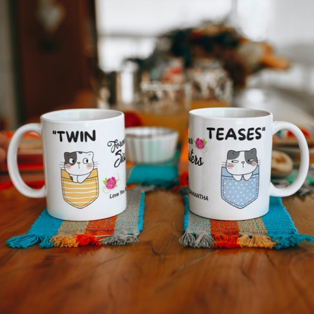 För systrar, en fin sister-gåva, Syskon-gåva Kaffemugg (Skapare uppladdad)
