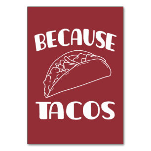 För Tacos Bordsnummer