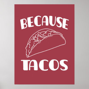 För Tacos Poster