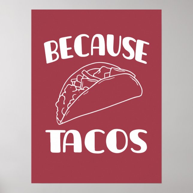 För Tacos Poster (Framsidan)