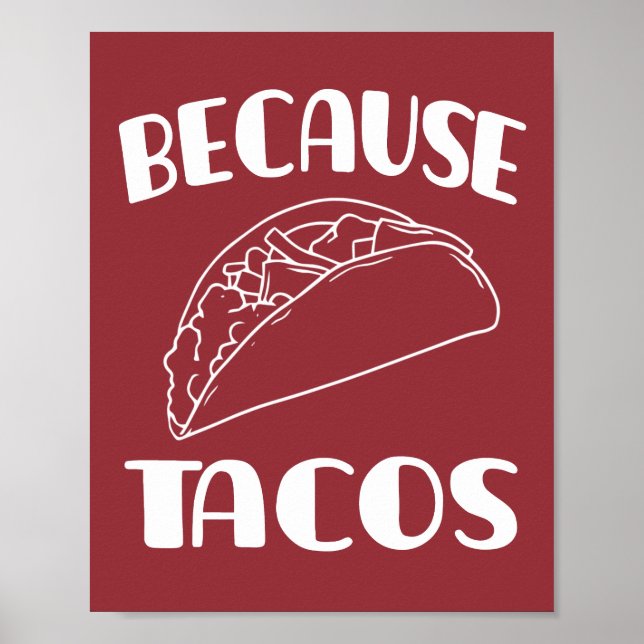 För Tacos Poster (Framsidan)