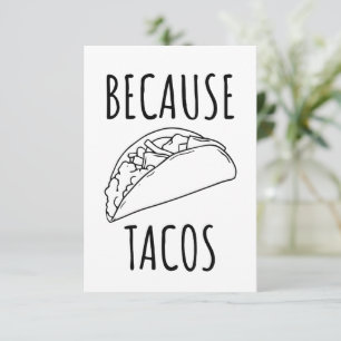 För Tacos Tack Kort