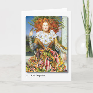 För Tarot för 03 Empress kort hälsning