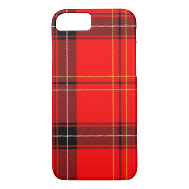 För Tartanpläd för klassiker röd iPhone för Case-Mate iPhone Skal (Baksida)