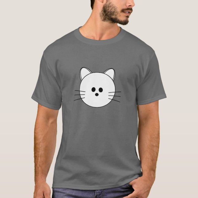 För tassar T-tröja "för kattunge" här T Shirt (Framsida)