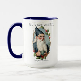 För te koffeiddotter Folklig konst Alkemist Blå mu Mugg