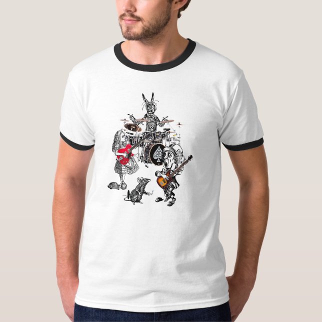 för teaparty för klassiker den tokiga ringeren t shirt (Framsida)