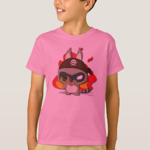För tecknade figurerSlingshot för gullig pirat Tee Shirt