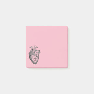 För teckningmänniska för vintage Anatomical hj Post-it Block