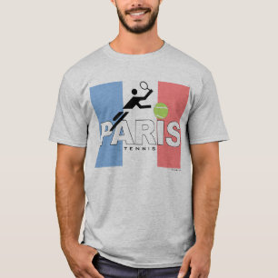 För tennisParis för fransk öppen T-tröja vinta T-shirt