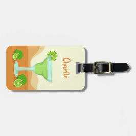 För textbagage för margarita beställnings- märkre bagagebricka