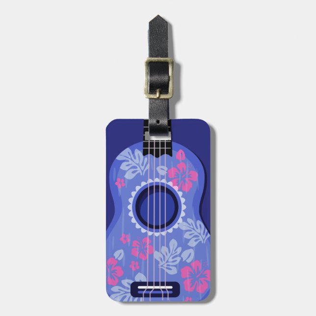 För textbagage för Ukulele beställnings- märkre Bagagebricka (Vertikal Framsida)