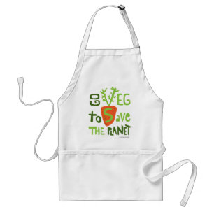 För textdesign för Vegan vegetariskt förkläde