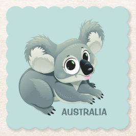 För textpapper för gullig Koala beställnings- Underlägg Papper
